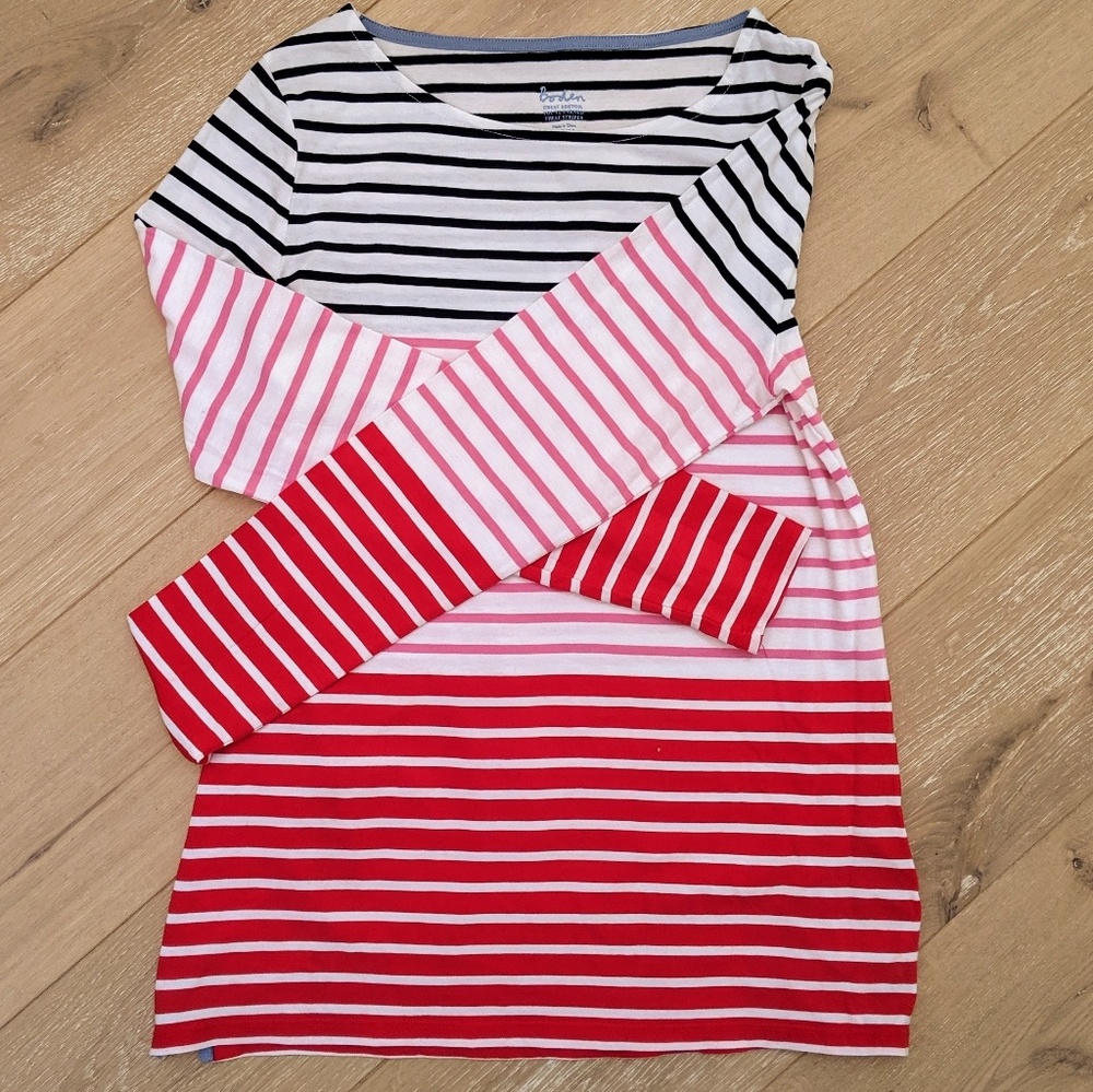 NWOT Boden Striped Breton Shirt